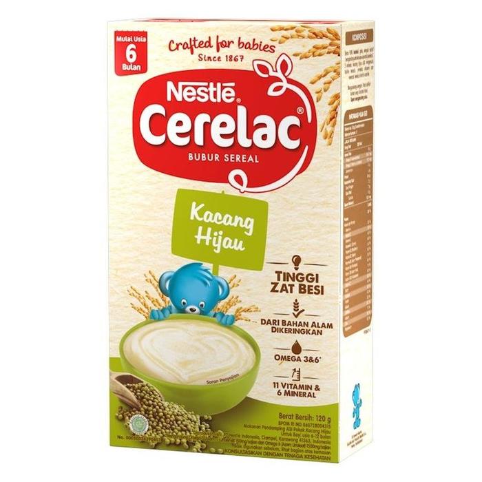 Gambar Nestle Cerelac 6+ 120g - Kacang Hijau dari Titahias Mall undefined Tokopedia