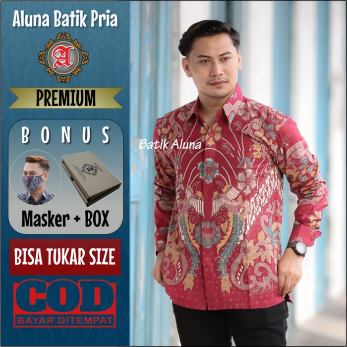Gambar Batik Keris Pekalongan Keris Jumbo Pria Bahan Katun Lengan Panjang - XXL dari Aluna Batik Pria undefined Tokopedia