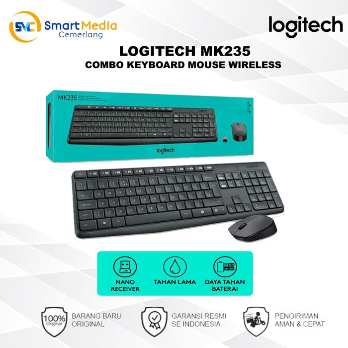Teclado Y Mouse Logitech Mk235 Combo Inalambrico Logitech Mk235