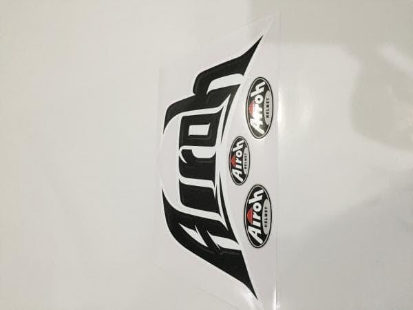 Gambar stiker helm. sticker airoh. - Hitam dari HogMX undefined Tokopedia