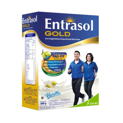 Gambar Susu Lansia Entrasol Gold 600 gr - Vanilla / Coklat 600 Gr - Vanila dari Apotek My Pharmacy undefined Tokopedia