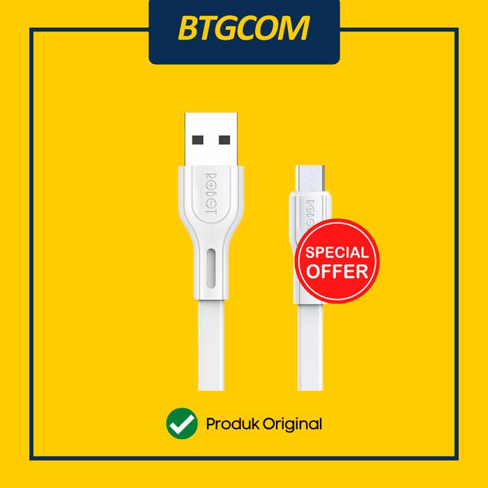 Gambar ROBOT RDM100S KABEL DATA CABLE USB MICRO 2A dari btgcom undefined Tokopedia