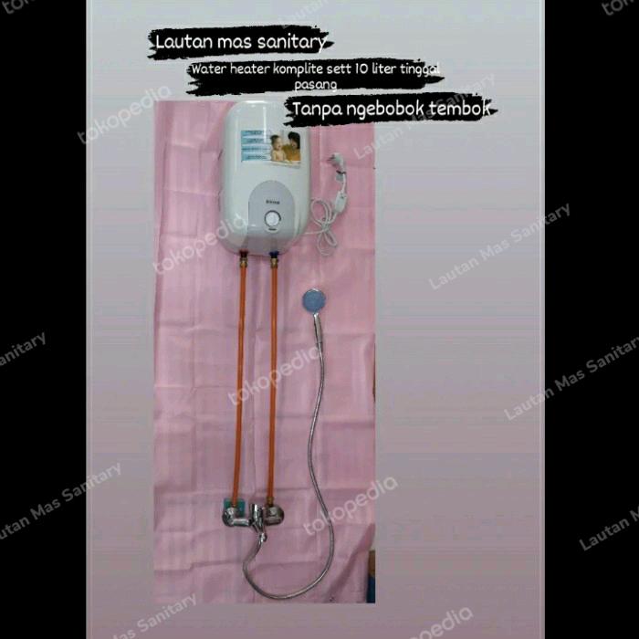 Jual paket water heater RINNAI 10 liter tanpa bobok siap pakai - Jakarta  Pusat - Lautan Mas Sanitary | Tokopedia