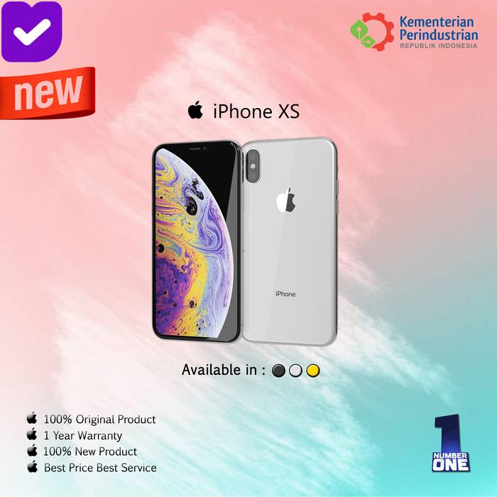 Gambar IPHONE XS 256GB 256 GARANSI 1 TAHUN TERMURAH GREY SILVER GOLD - Silver, 256GB GRNS 1BLN dari Number - One undefined Tokopedia