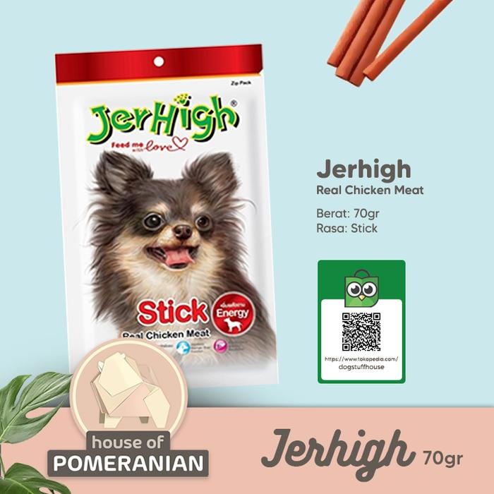 Gambar jerhigh snack anjing makanan cemilan dog puppy food jer high stick - stick dari House Of Pomeranian undefined Tokopedia