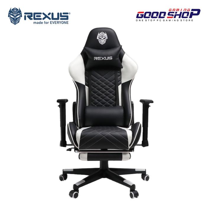 Gambar Rexus RGC100 Max / RGC-100 Max - Gaming Chair - White dari GOODGAMINGSHOP undefined Tokopedia