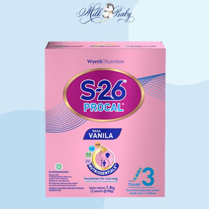 Gambar Susu Formula S-26 Procal Reguler Tahap 3 1,4kg dari milkbabyonline undefined Tokopedia