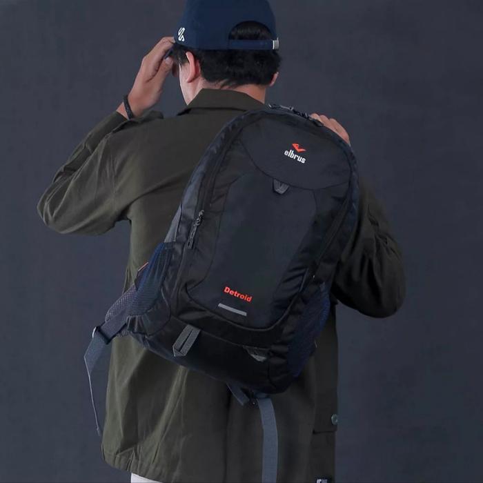 Gambar TAS RANSEL PRIA TAS GENDONG RANGSEL ELBRUS TAS OUTDOOR 30 L - Hitam dari tech_id undefined Tokopedia