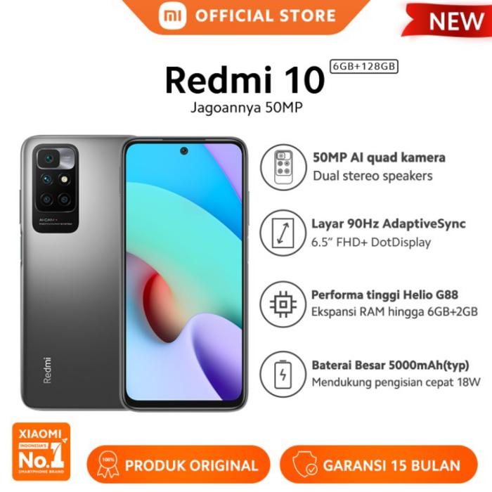 Gambar Redmi 10 4/64gb - Carbon Grey dari Abtyan Store undefined Tokopedia