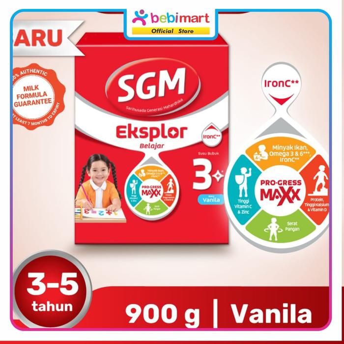 Promo Harga SGM Eksplor 3+ Susu Pertumbuhan Coklat 900 gr - Tokopedia