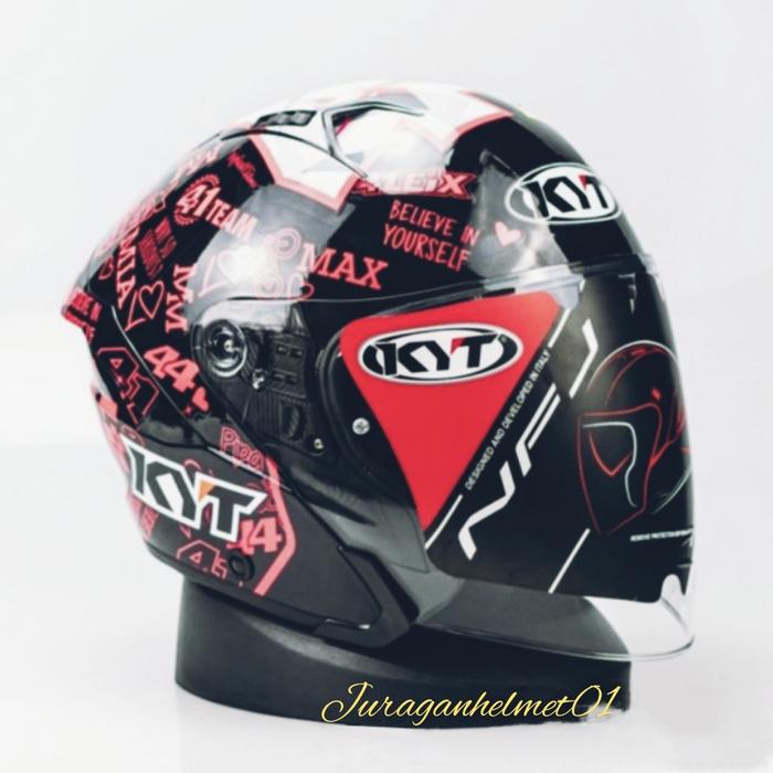 Gambar helm half face KYT nfj original - 8, M dari juraganhelmet01 undefined Tokopedia