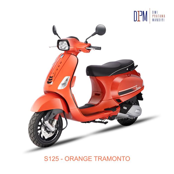 Jual VESPA S 125 IGET ORANGE TRAMONTO DEPOK Jakarta Timur