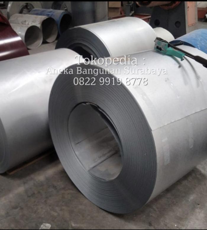 Gambar Plat talang seng galvalum ( per m' ) silver merah biru hijau - Silver, 0.30x60 dari Aneka Bangunan Surabaya undefined Tokopedia