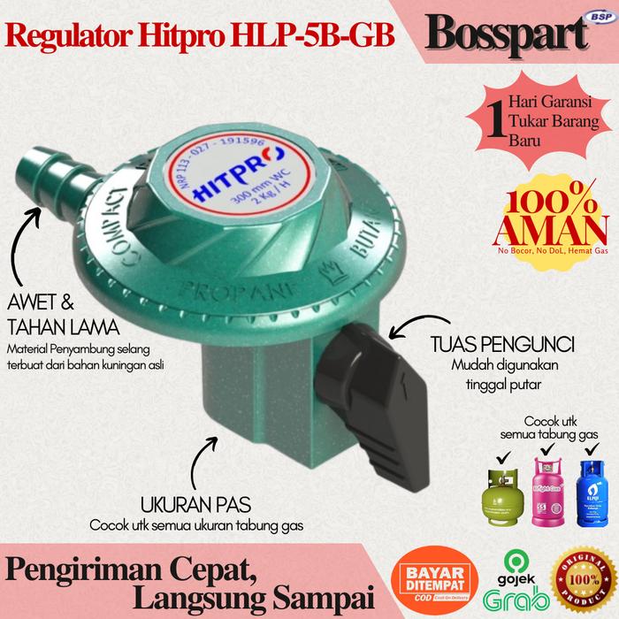 Gambar Regulator HITPRO Low Pressure + Meter - 5B-GB dari bossparts_NEW undefined Tokopedia