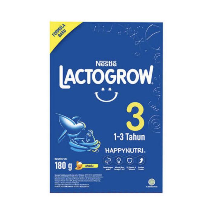 Gambar lactogrow 3 180 gr ED 2025 Kemasan Baru dari Gunkarmulana undefined Tokopedia