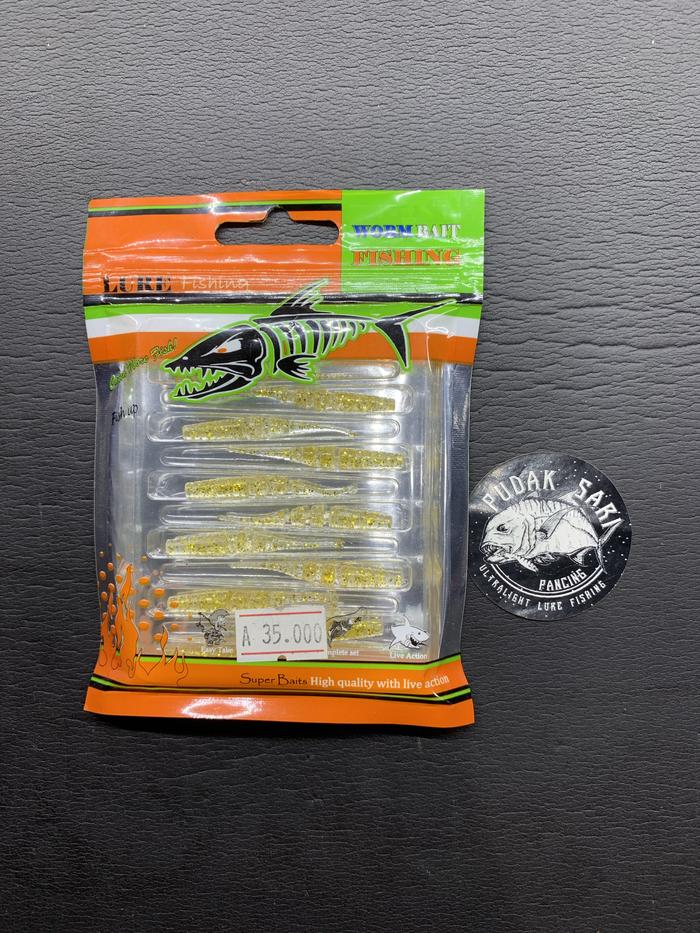 Gambar SOFTLURE WORM BAIT SOULMATE FISHING - A.Emas (nonGID) dari PUDAK SARI PANCING undefined Tokopedia