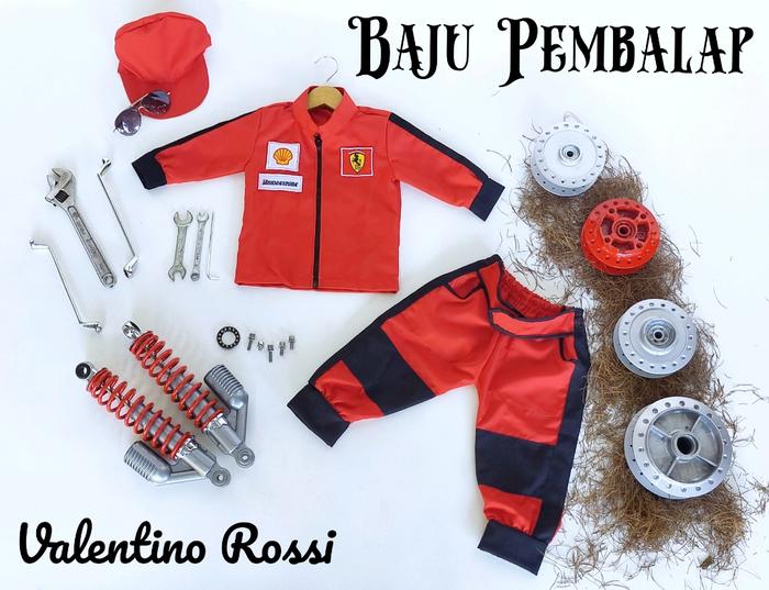 Gambar Setelan Kostum Balap Baby Newborn/ Baby PhotoShoot/ Kostum Profesi - Merah, 6-7 Bulan dari Costume_Baby_Newborn undefined Tokopedia