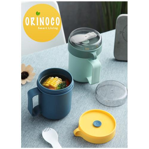 Gambar Lunchbox Orinoco Blue Series Kotak Makan anti Tumpah 3 Varian Model - 0238 dari Kioslunchbox bogor undefined Tokopedia