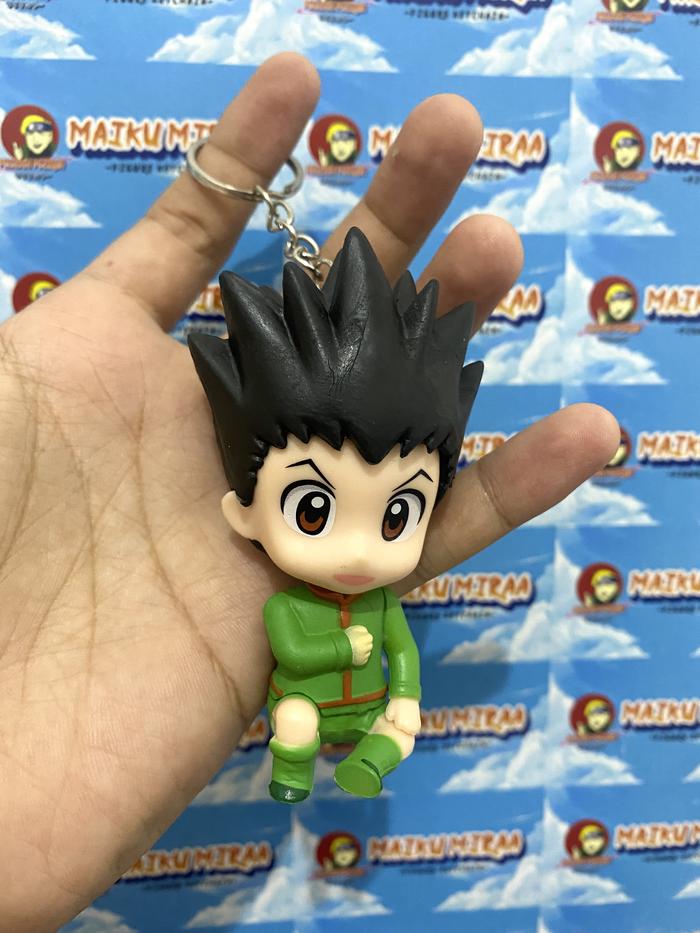 Gambar Figure Keychain / Gantungan Kunci Hunter x Hunter Sit Gon Kilua hisoka - Gon dari Maiku Miraa undefined Tokopedia