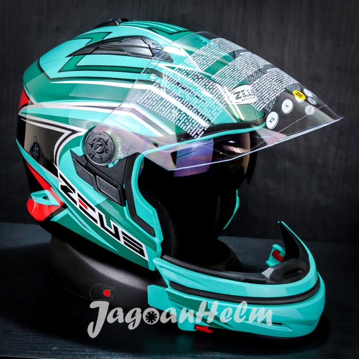Gambar ZEUS HELM ZS613C AJ26 MODULAR | PETRONAS GREEN | ZS613 C MUZZLE - M dari JAGOAN HELM undefined Tokopedia