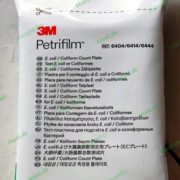 Gambar Tes Bakteri, Petrifilm E. coli, Coliform Count Plate, 3M, 25 Test dari Maxlab undefined Tokopedia