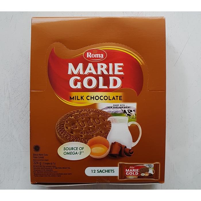 Gambar Biskuit Roma Marie Gold All Varian 324gr Isi 12 pcs / Box - Cokelat dari KKB MART undefined Tokopedia