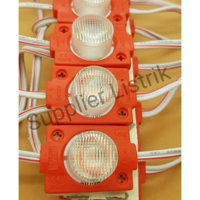 Gambar LAMPU LED MODUL 1 MATA BESAR 1.5W DC 12 VOLT & 24 VOLT - Merah, 1 LED 12 VOLT dari SUPPLIER LISTRIK undefined Tokopedia