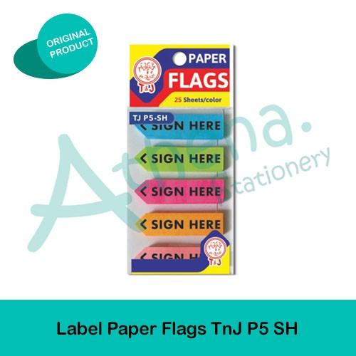 Gambar Sticky Notes/ Sign Here Panah Kertas TJ P5 SH dari Athena Stationary undefined Tokopedia