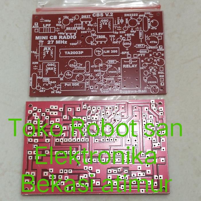 Pcb Cbs Jual pcb radio CB 27 MHz 1 watt cbs v2 langka sepasang - Kab. Bekasi ...