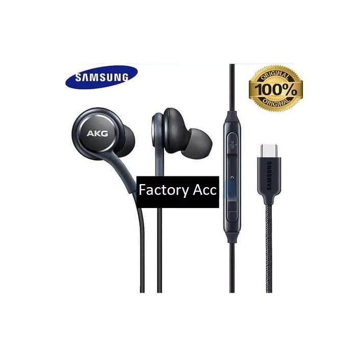ORIGINAL EARPHONE AKG USB TYPE C SAMSUNG S20 S21 FE A33 A53 A73 5G di  Factory Accessories Tokopedia