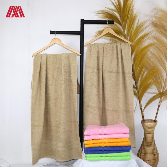 Gambar Handuk Mandi Polos 70x140 - Cokelat dari MStore Fashion_NEW undefined Tokopedia