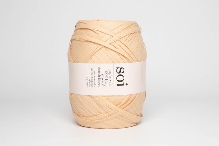 Gambar Benang rajut korea Yarn-a Soi yarn - 5 Beige dari thehandcrafter undefined Tokopedia