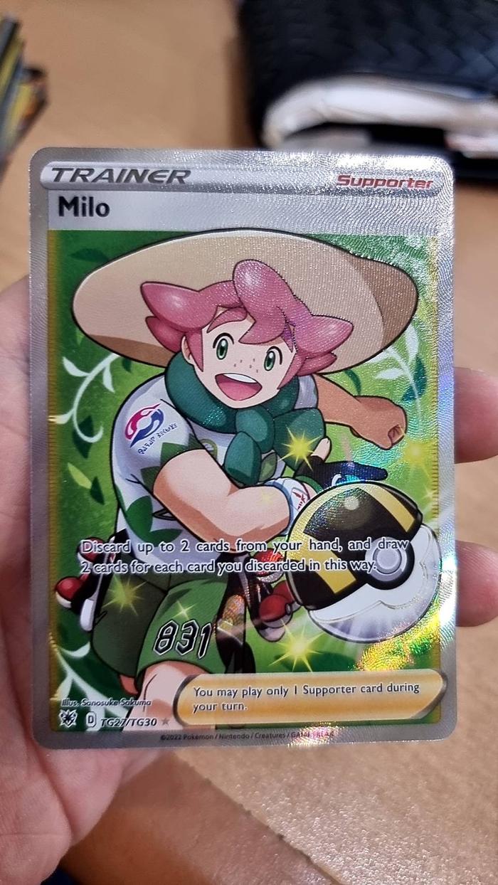 Gambar Milo - TG27/TG30 - Full Art Ultra Rare Sword & Shield: Astral Radiance dari bert pokemart undefined Tokopedia