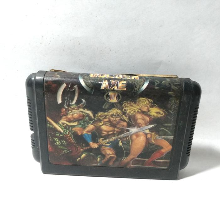 Gambar Kaset Video Games Cassette Cartridge Sega Golden Axe II 2 Quest Toys dari Toko Misteri undefined Tokopedia