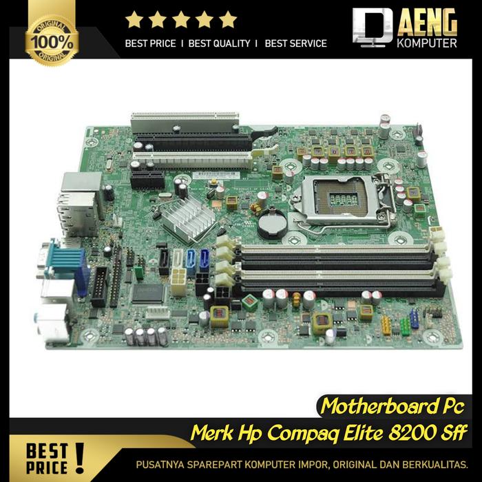 Jual Motherboard Mainboard Mobo PC Merk Hp Compaq Elite 8200 Small Sff