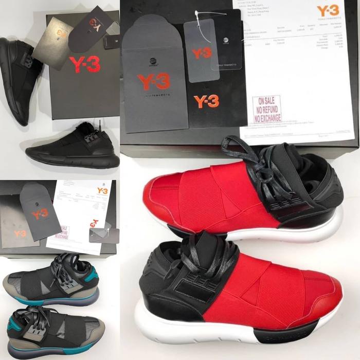 Jual Sepatu Adidas pria murah casual sneakers fashion Y3 Qasa