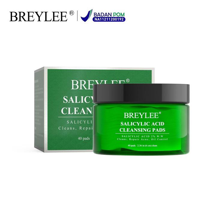 Gambar BREYLEE - BPOM TEA TREE SALICYLIC ACID CLEANING PADS - 40 Pads dari Hollapskin undefined Tokopedia