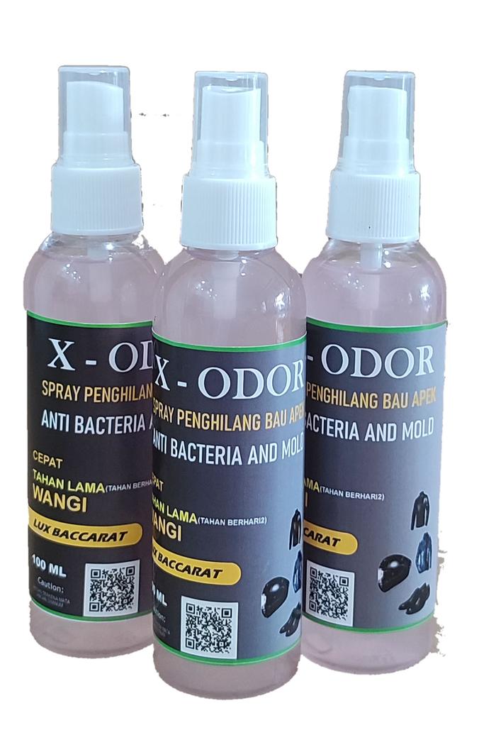 Gambar X-ODOR Spray Penghilang Bau Sepatu / Bau Jaket & Spray Helm - 100 ml - Lux Baccarat dari Dailystore HQQ undefined Tokopedia