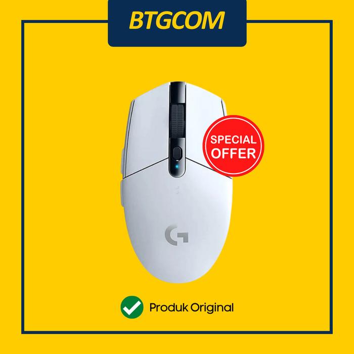 Gambar Logitech G304 Lightspeed Wireless Gaming Mouse - Putih dari btgcom undefined Tokopedia