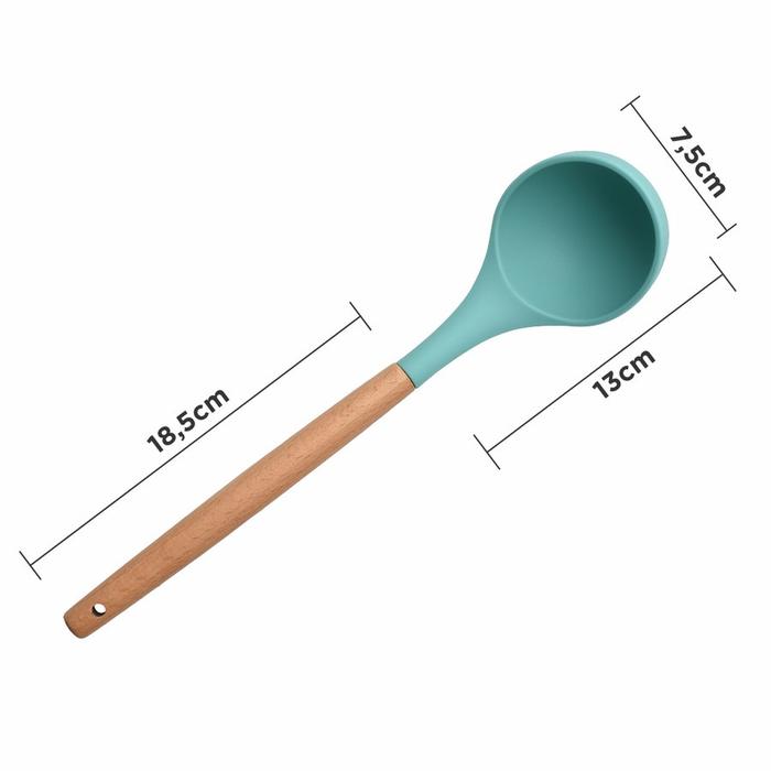 Gambar Silicone Soup Spoon / Silicon Utensil / Sendok Kuah - Tosca dari Sejati Official Store undefined Tokopedia