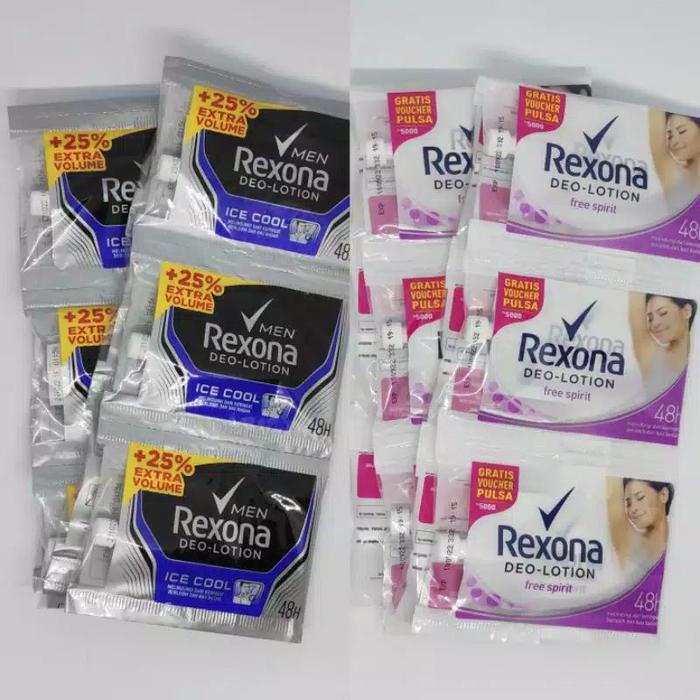 Gambar Rexona men women deo-lotion renteng sachet isi 12 - Man dari Subur Sari undefined Tokopedia