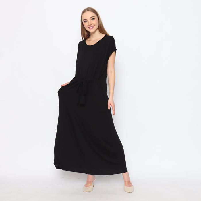 Gambar Baju Hamil Menyusui Dress Busui Friendly Kekinian - Happymomma - Hitam dari Baju Hamil Menyusui Happymomma undefined Tokopedia