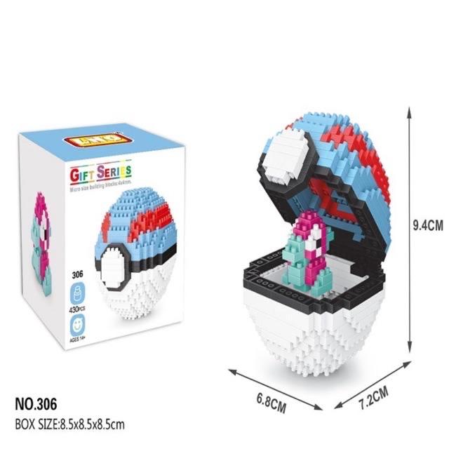 Gambar Nano Block / Balok / Blok / Bricks Pokemon Ball LNO - 306 Porygon dari Bryan Electronic undefined Tokopedia