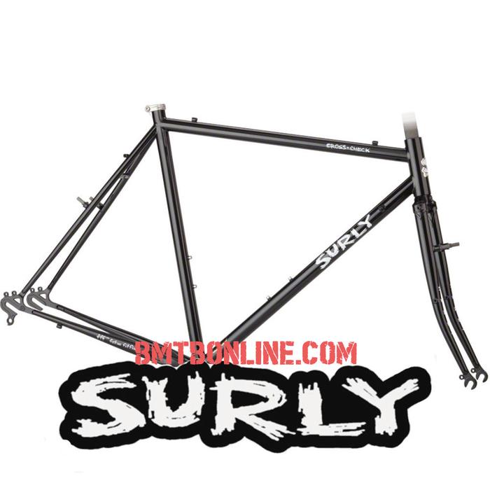 SURLY CROSS CHECK BLOOD RED フレームとフォーク