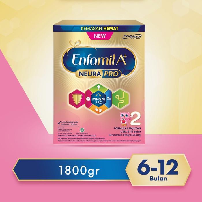 Gambar ENFAMIL A+ 2 PLAIN 1800 G SUSU FORMULA BAYI dari milmart.id undefined Tokopedia