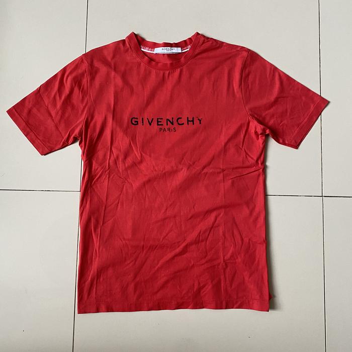 givenchy red t shirt