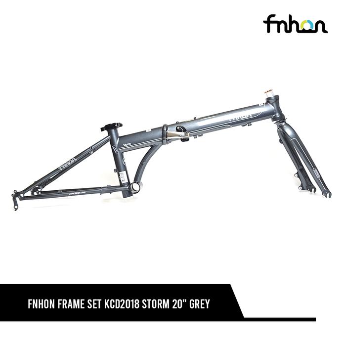 Gambar DELTACYCLES - FNHON FRAME SET KCD2018 STORM 20" FREE HANDLEPOST - GREY dari DELTA CYCLES OFFICIAL STORE undefined Tokopedia