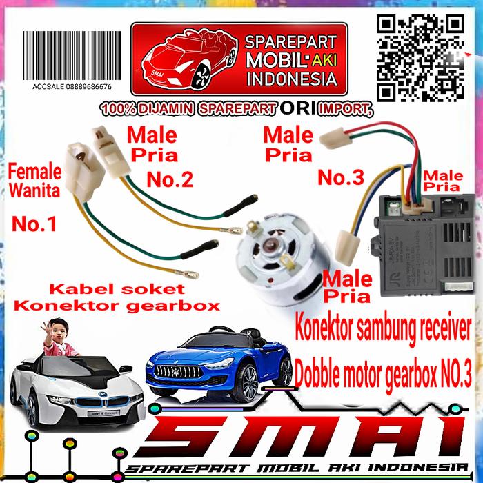 Gambar konektor kabel sambung dinamo gearbox mobil aki - No.3 dari acc sale undefined Tokopedia