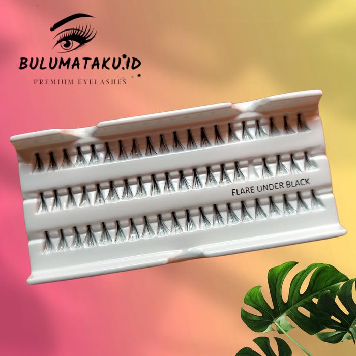 Gambar BULUMATA TANAM FLARE 60 HELAI / EYELASH EXTENSION PREMIUM - UNDER dari BULUMATAKU.ID undefined Tokopedia