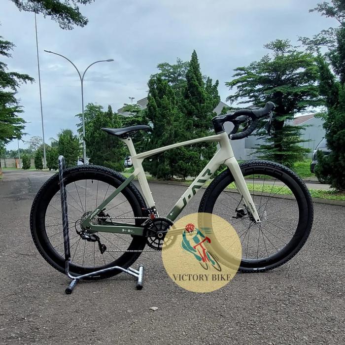 Gambar JAVA LANCIA 2 GRAVEL BIKE FULL CARBON SHIMANO 105 GRX - Sand, 48 = 165 - 173 dari Victory_bike undefined Tokopedia